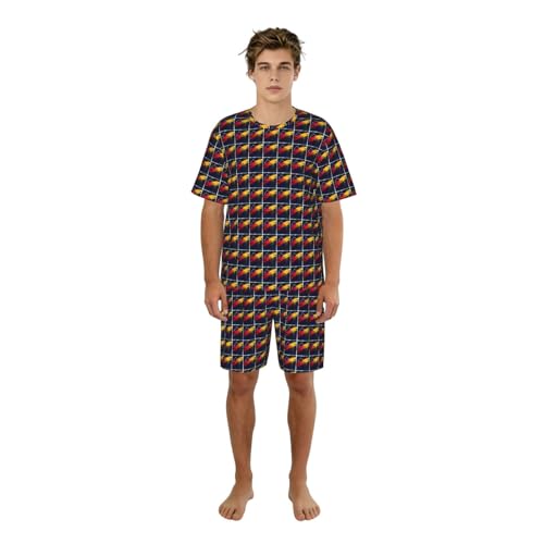 Pyjama Venezuela homme court vêtement de nuit respirant imprimé