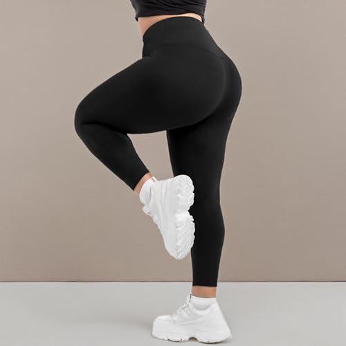 walifrey high waist plus size leggings for women buttery soft plus size leggings