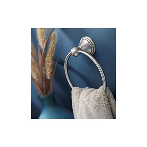 All Ware Moen DN8486BN Inspirations Towel Ring, Brushed Nickel - Image 3