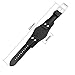 Topuly 22mm CH2891 Leather Watch Band replacement for Fossil CH2564 CH2565 CH2573 CH2574 CH2587 CH2891 Strap Wirstband Bracelet accessories for Men and Women (Black, 22mm)