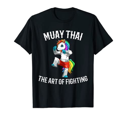 Unicorn Muay Thai Fighter - Thai Boxing Kickboxing Unicorn Camiseta