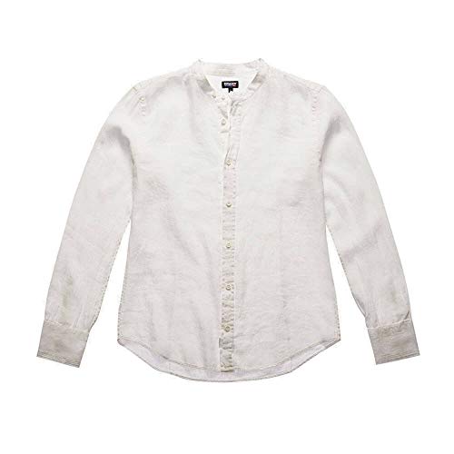 Vestibilita' regolare Blauer Camicia Coreana Man Lunga 19SBLUS01374 4993 119, Bianco, XXL