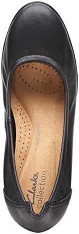 Clarks Women's Neiley Pearl Pump, Black Leather, 8 | Image 6