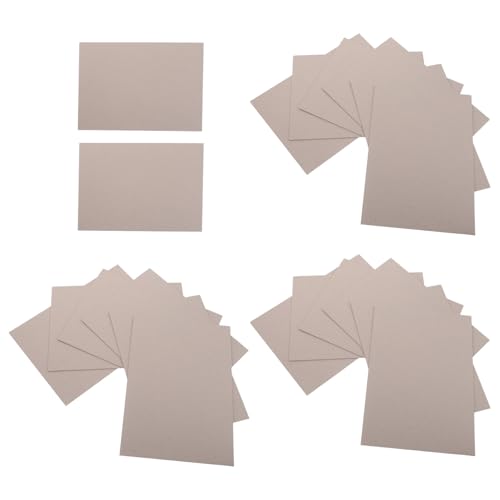 Gogogmee 20 Piezas Cartón Gris Grueso para Manualidades DIY Tablero Rígido para Encuadernar Álbumes y Proyectos Artísticos Base Neutra para Decoración y Scrapbooking