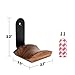 Mt.Jun Walnut Wood Headphone Wall Mount Holder, with VHB Adhesive Tape and Screw, Holds 10 lbs (Black & Walnut Wood)