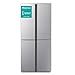 Hisense RQ515N4AC2 Cross Door Kühl-Gefrierkombination/ NoFrostPlus/ Inverter-Kompressor/ Multiflow 360°/ SuperCool/ 181,7 cm/ Kühlteil 278 l/ Gefrierteil 149 l/ 42 dB/ 293 kWh/ Jahr/ Inox-Look