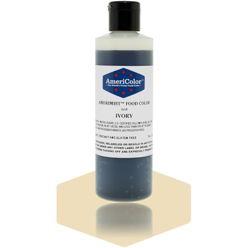 AmeriColor AmeriMist Ivory Airbrush Food Color, 9 oz