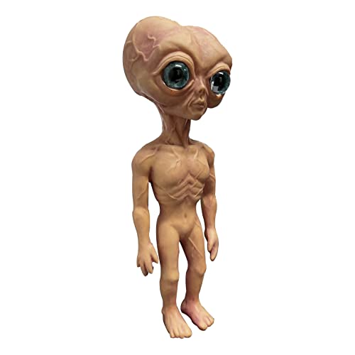 Alien Statues Decor Figure Halloween Novelty Alien Prop Ufo Theme Prop For Indoor Brown #TOP1