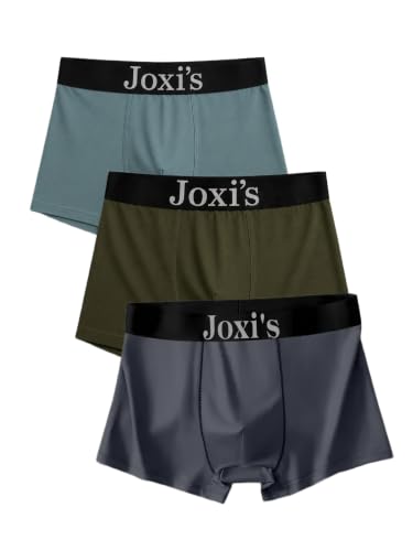 Image of Joxi's Men's Comfortable Cotton Blend Trunks Pack of 3 | Soft Stretch Material | Breathable Everyday Wear
