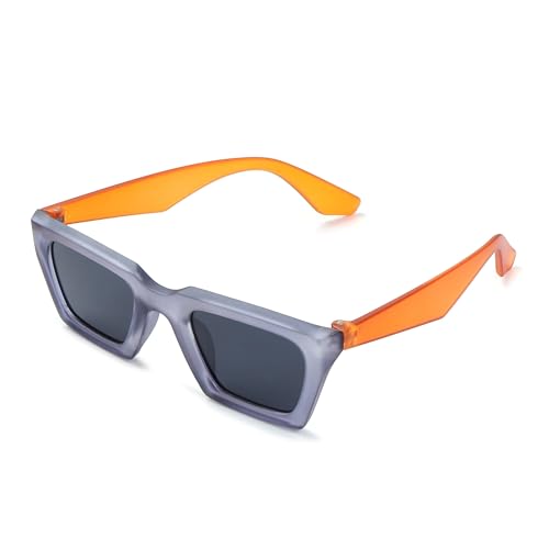 Image of ARICKS Vintage Square Cat Eye Sunglasses Women Retro Trendy Sunglasses