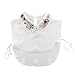 Produktbild Gracelife Spitze Chiffon Abnehmbare Dickey Bluse False Kragen Stickerei Blume Fake Half Shirt Kragen für Frauen - Weiß - Einheitsgröße