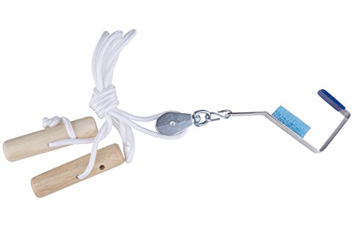 Overhead Overdoor Shoulder Pulley Therapy Exercise System - Wooden Handles with Metal Door Bracket
