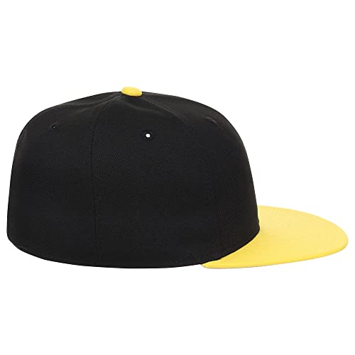 Image of Lids Blank Premium Full Court w /Colored Under Visor Fitted Cap