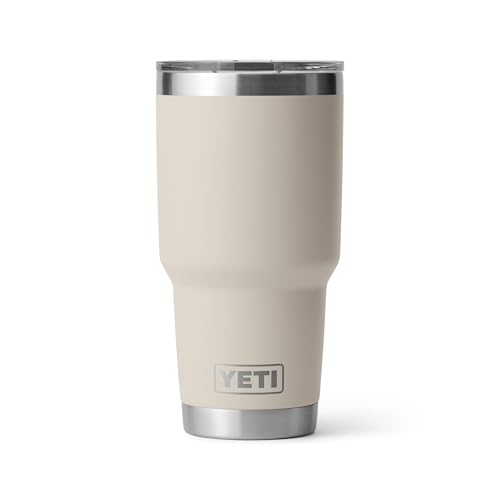 Image of YETI Rambler 30 oz Tumbler, Stainless Steel, Vacuum Insulated with MagSlider Lid, Cape Taupe
