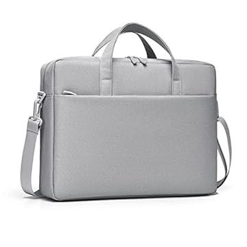 Bolsa Pasta para notebook Maleta Executiva Impermeável Portátil Bolsas de Ombro Cinza 17.3 Polegadas