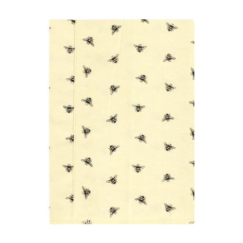 Image of Hudson Baby Unisex Baby Cotton Flannel Burp Cloths, Honey Bee, One Size