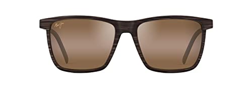 Maui Jim Men's and Women's One Way Polarized Rectangular Sunglasses