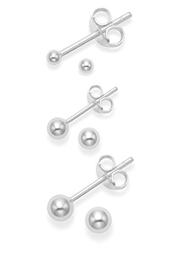 Iszie - Set orecchini a perno in argento Sterling