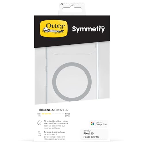 Coque Google Pixel 10 antichoc OtterBox transparente fine avec aimants intégrés - 5