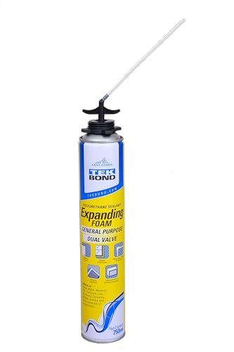 Image of Haxo TekBond Multipurpose Expandable PU Foam Insulation Sealant Spray for Window, Tile, Door & AC Gap Filler Foam- 750 ML /900 GM (Pack of 1)