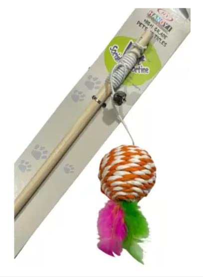 See full amazon price history chart for Pawwfect® Cat Teaser Playing Stick & Feather Interactive Teasing Wand Toy with 45 cm Rod Rope 67cm (Ball) Pawwfect® Cat Teaser Playing Stick & Feather Interactive Teasing Wand Toy with 45 cm Rod Rope 67cm (Ball) (B0BCPYMVZ2) Amazon Price History, Amazon Price Tracker