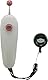 TRIXIE Cat Activity Target Stick für Katzen - mit Clicker-Taste & Gürtelclip - nasenschonende Kugel - 14–65 cm - 45991