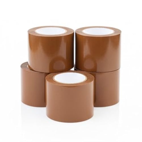 NextZen Brown Packaging Tape 2 Inch x 35 Meter | Strong Heavy Duty High-Strength BOPP Packing Tape for Box Sealing, Shipping, Courier, Carton, DIY & Ecommerce Use | 50mm x 35M | Pack of 5