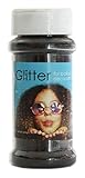 uñas purpurina negra  Globos Purpurina, 100 g, plástico, color negro