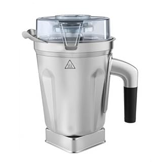 64oz Stainless Steel Container for Vitamix Blenders, Stainless Steel Blender Pitcher Compatible With Vitamix 5200 750 6300 Vm0103 Vm0197 E310 A2500 Explorian Commercial Ascent etc Series