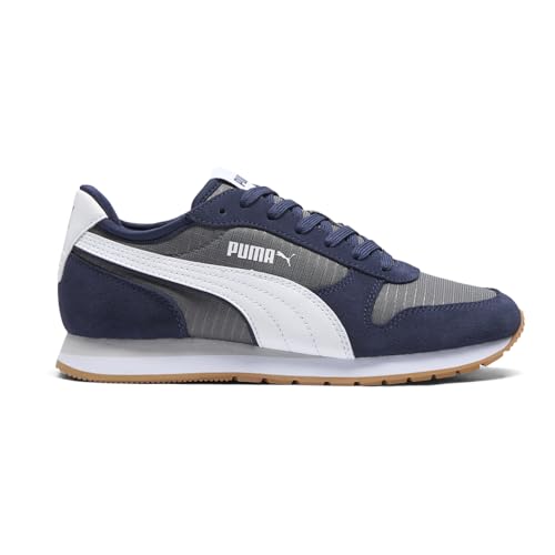 PUMA Kids Boys St Miler Lace Up Sneakers Shoes Casual - Blue, Grey, White