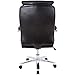Amazon Basics Big & Tall Executive, Adjustable, Swivel Office Chair with Armrest, Black Bonded Leather