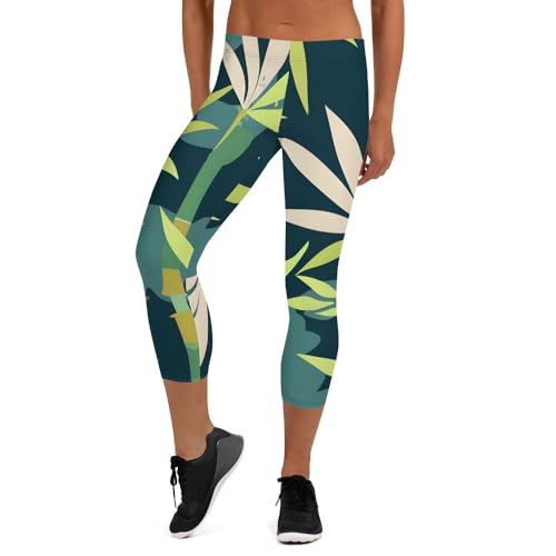 Legging capri imprimé galbant anti-transpiration - 2
