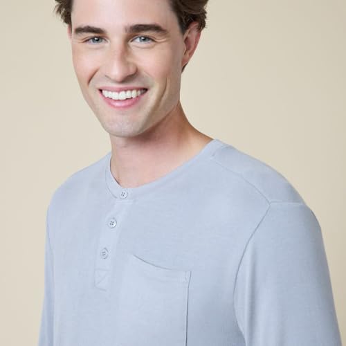 Softies Take 10 Men's Henley Nightshirt4