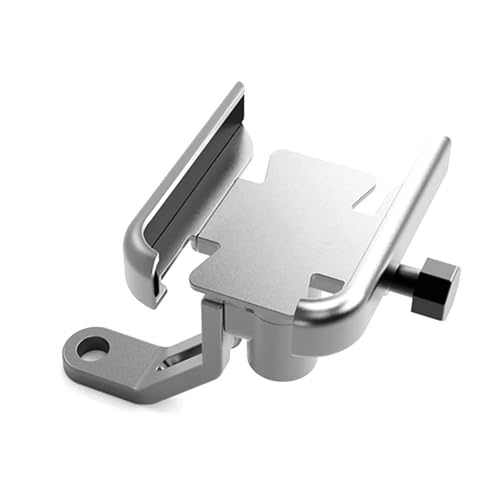 QIFANB GPS Soporte Navegación Soporte para Teléfono Móvil para Motocicleta para Forza 125 250 300 350 750, Soporte para Manillar Y Espejo Retrovisor con Navegador GPS(Mirror Holder 1)