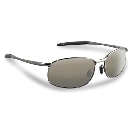 Flying Fisherman San Jose Polarized Sunglasses with AcuTint UV Blocker for Fishing and Outdoor Sports, Gunmetal Frames/Smoke Lenses