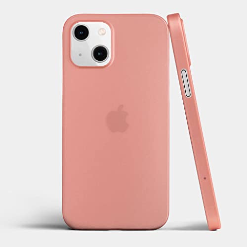 Image of ExpressB for iPhone 16 Case Back Cover | Zero Drop Protection | Perfect for Minimalists | Ultra Thin Anti Scratch Matte Finish Case for iPhone 16 (Peach Pink)