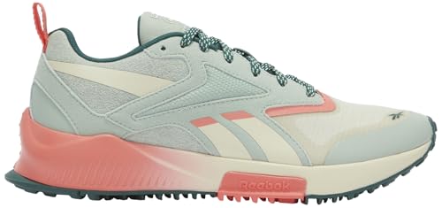 Reebok Lavante Trail 2, Zapatillas Mujer, Hybrid Green Alabaster Sunset Coral, 39 EU