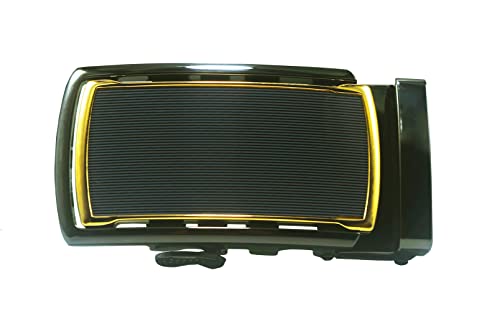 GUBOSS Automatic Ratchet Buckle With Solid alloy for Men Leather Belt 1 3/8