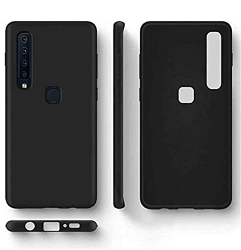 Image of Mobile Back Cover Case for Samsung A9(2018) (Silicone Case|CameraProtection|Black SC1510)