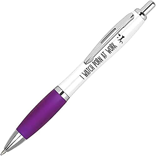 Cheeky Chops Rude Pens, Pens for Work (PEN07 Overworked and Underfucked)