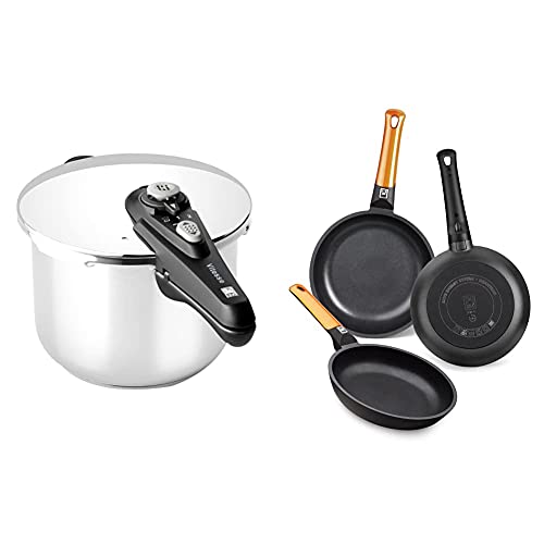 BRA RÁPIDA Vitesse Olla de 6 litros apta para todo tipo de cocinas incluida inducción, Acero...