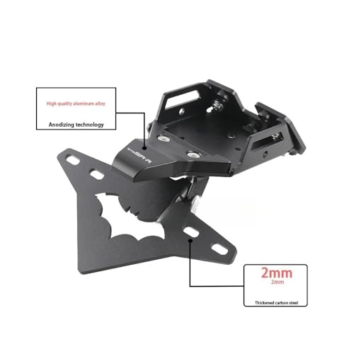 Support plaque immatriculation moto pour CF-Moto 675SR-R - 6