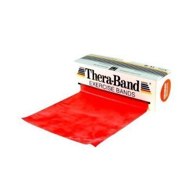 Thera Band FASCIA ELASTICA pilates ROSSO (medio) 1,5 mt