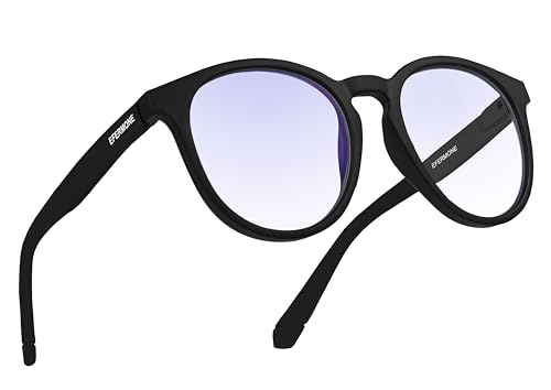 Image of EFERMONE Blue Ray Cut Light Filter Computer Glasses With Antiglare For Eye Protection (Zero Power,Blue Coated)