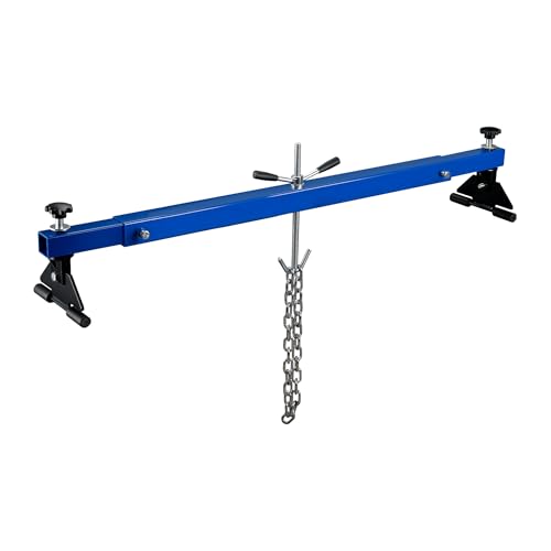 WilTec Pont Moteur Boite à Vitesse 300 kg Max. Rouge – Barre Traverse Garde-Boue – Support Moteur – Poutre de Levage Moteur – Hauteur Levage 30 cm –...