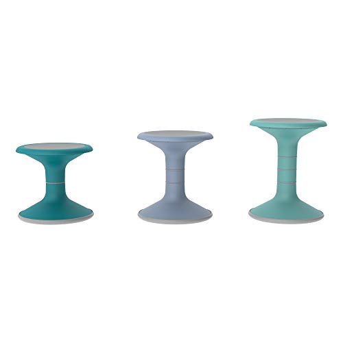 Image of Sprogs Kids Active Motion Stool - Flexible Seating for School Classroom, Office or Home - 14 inch Seat Height - Powder Blue (SPG-NUS350-PB-SO)
