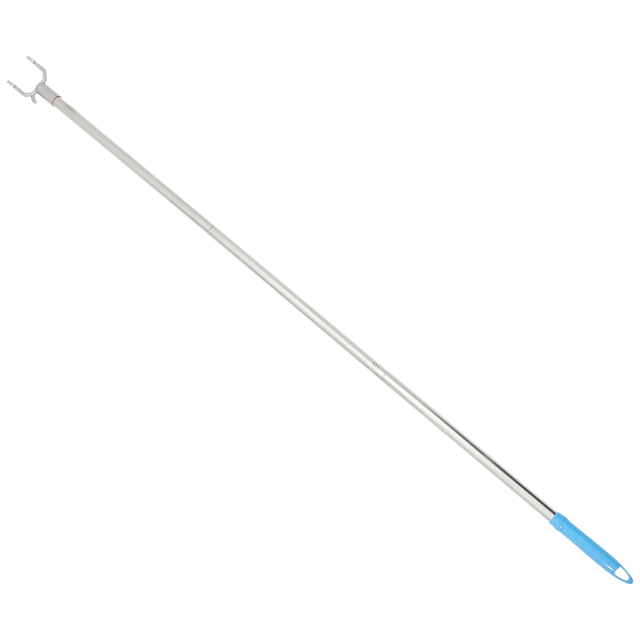 LEDMOMO 衣類掛け棒 ステンレス製 全長130cm 3本継ぎ ジョイント式 リーチポール 洗濯物干し 竿 高い所 U字フック 室内 屋外 部屋干し