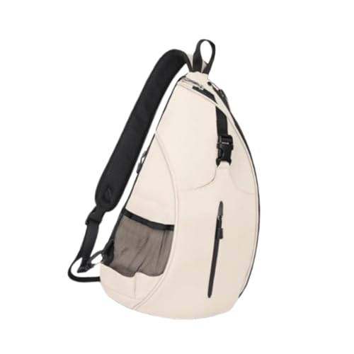 Menolana Tennis Bag Crossbody Bag,Professional Badminton Racquet Storage,Protect Rackets for Beginners Adults Tennis Player Women Men, beige