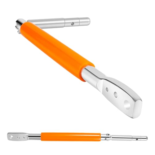 Breezliy 3 Hole Wire Twister Multi-Functional Bender High-tensile Wire Tool Twisting Tool Fencing Tool for Fixing Fence Wire and Wire Clip(Orange)