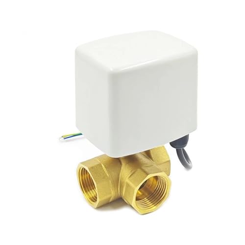 Válvula de bola eléctrica para zonificación de agua caliente doméstica con motor de 24VAC 3